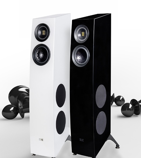 ELAC Concentro S 507 white high gloss and black high gloss finish